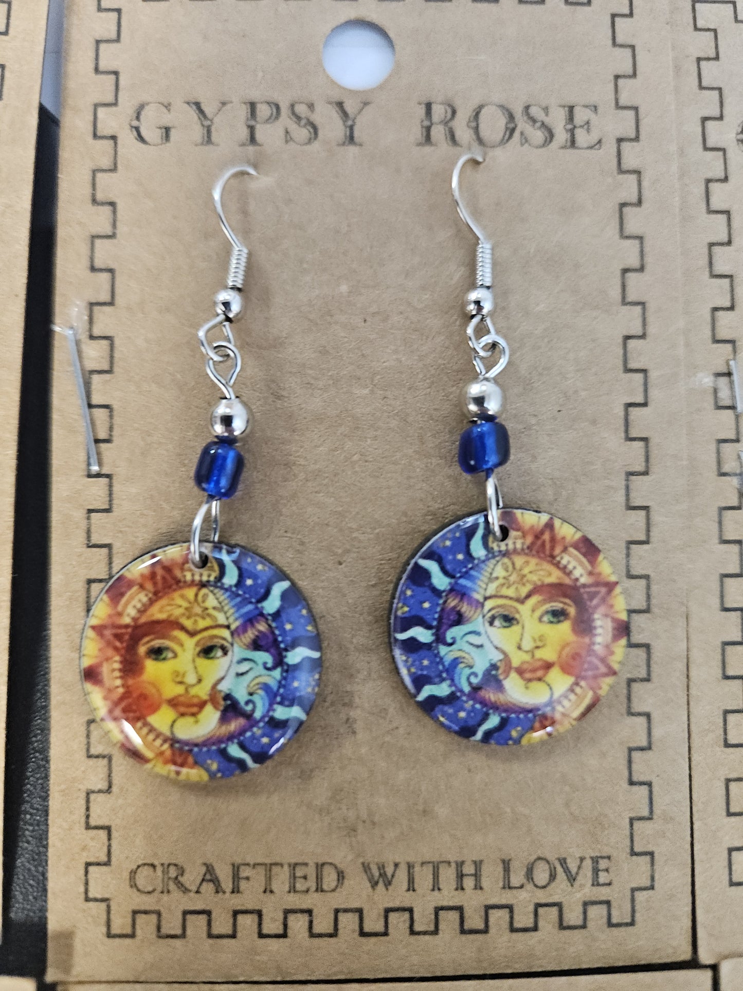 Acrylic Sun Earings