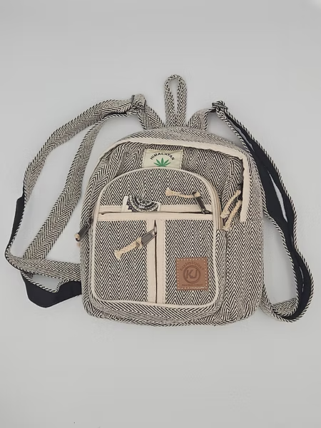 Mini Backpack With Zippers