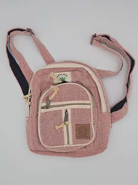 Mini Backpack With Zippers
