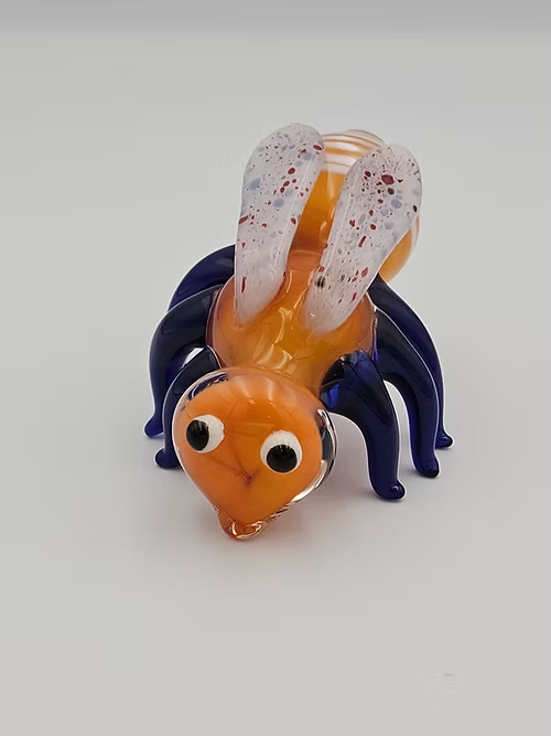 Glass Bee Bowl
