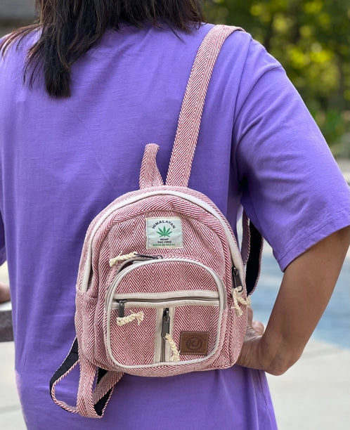 Handmade Lightweight Natural Hemp Himalayan Nepal Minipack