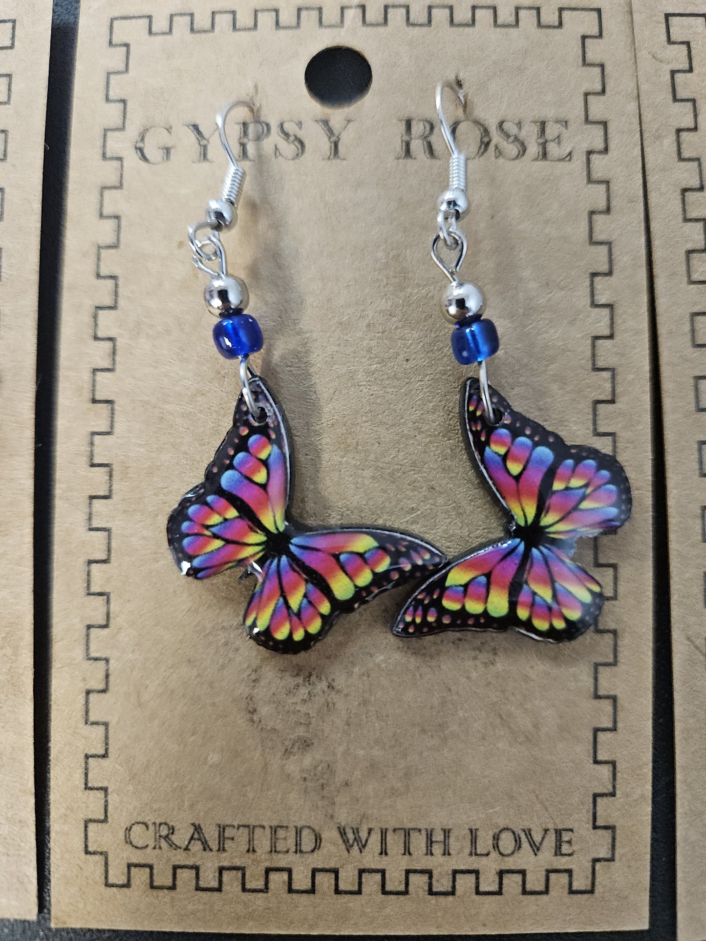 Acrylic Butterfly Earings