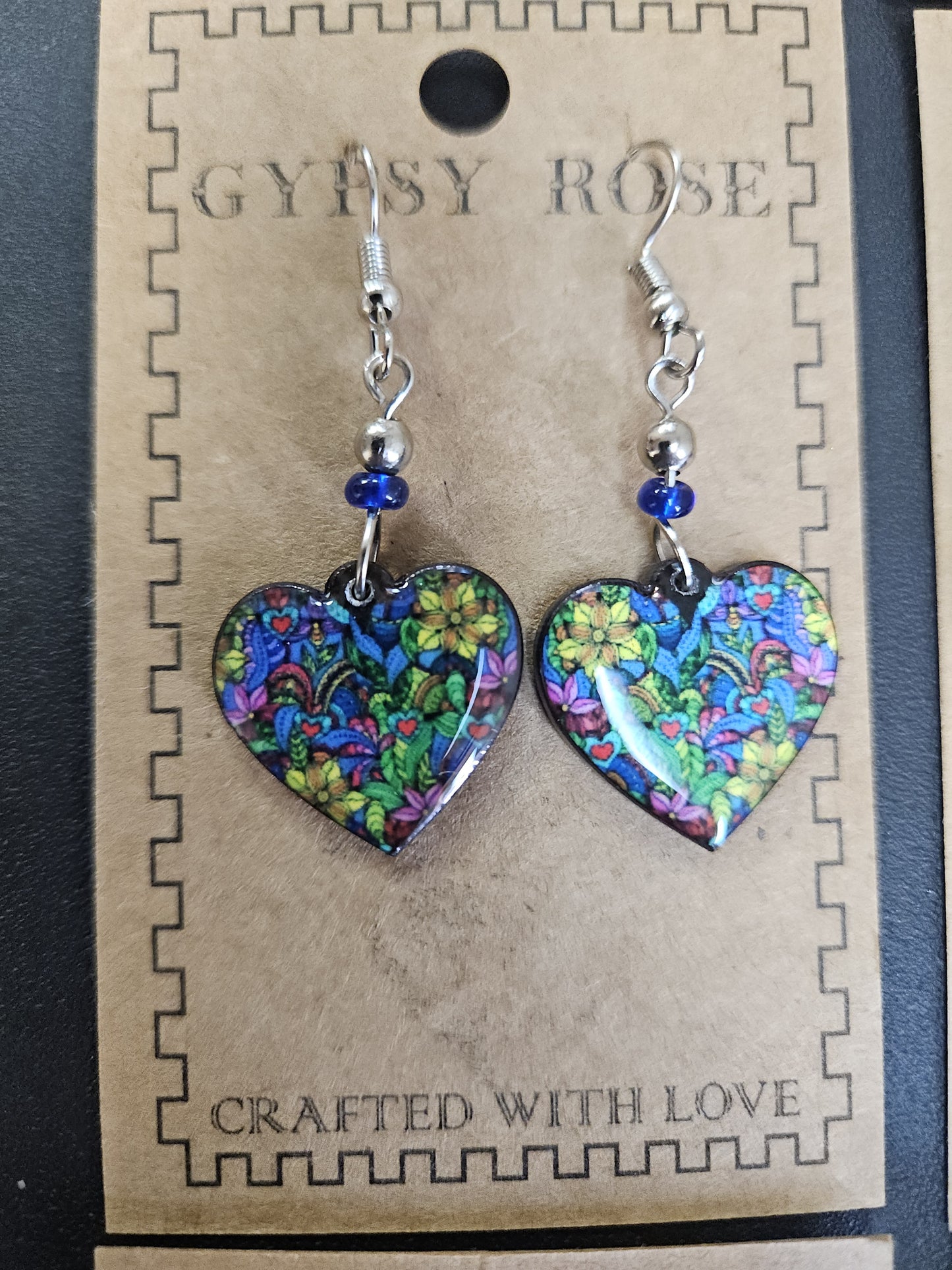 Acrylic Heart Earings