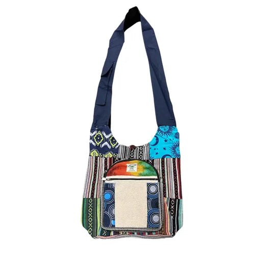 Cotton Tie Dye Hemp Patchwork Han Brush Eye Bag
