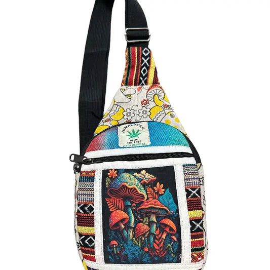 Hemp Crossbody Backpack