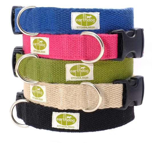 Solid Hemp Adjustable Collars